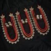 Three Layer Terracotta chain with jhumka