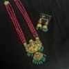 teracotta chain with jhumkA