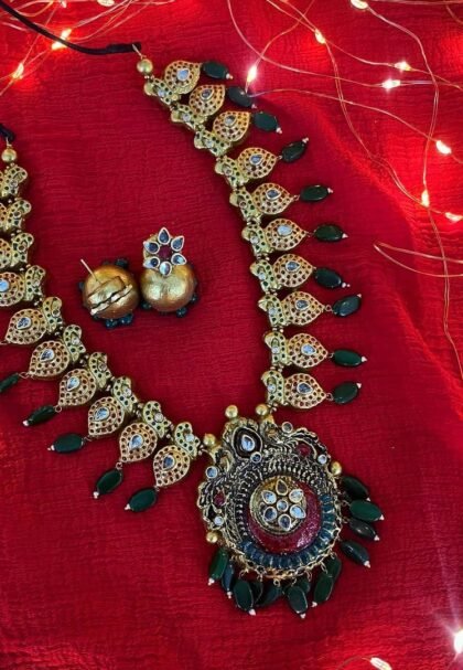 Handmade Terracotta Bridal Haram set