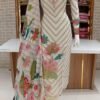 Soft organza semi stitched suit