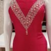 Upada silk dress material Neck hand work
