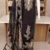 Imported soft organza semi stitched